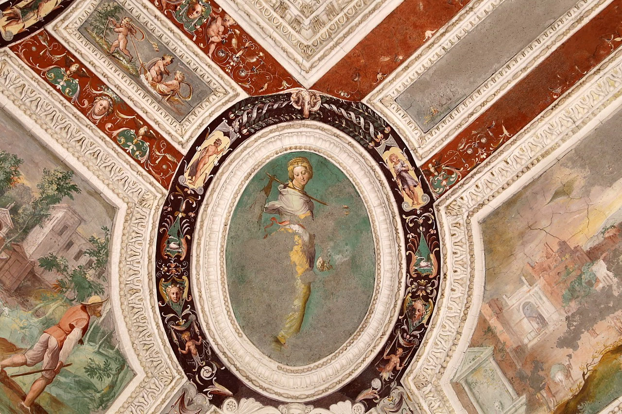 Volta dello scalone del casino di Pio iv - allegoria delle stagioni, autunno